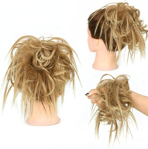 Kunsthaar Pferdeschwanz unordentliches Haar Chignon-Haarverlängerung Brautfrisuren Damen-Pferdeschwanz Haarverlängerung Scrunchie elastisches Band Haar Kunsthaar Pferdeschwanz unordentliches Haar Chignon-Haarverlängerung Brautfrisuren Damen-Pferdeschwanz Haarverlängerung Scrunchie elastisches Band Haar von XCHANJUN