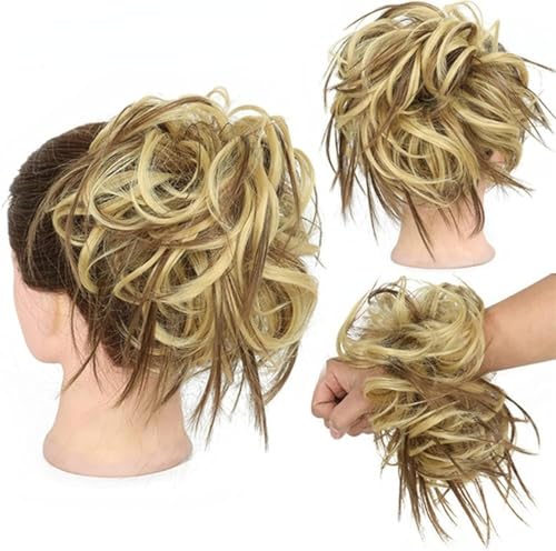 Kunsthaar Pferdeschwanz unordentliches Haar Chignon-Haarverlängerung Brautfrisuren Damen-Pferdeschwanz Haarverlängerung Scrunchie elastisches Band Haar Kunsthaar Pferdeschwanz unordentliches Haar Chignon-Haarverlängerung Brautfrisuren Damen-Pferdeschwanz Haarverlängerung Scrunchie elastisches Band Haar von XCHANJUN