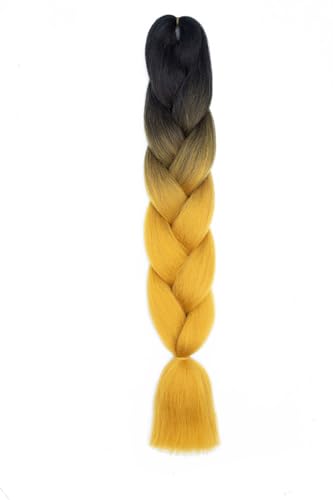Ombre Kanekalon Braiding Hair Ombre Jumbo Extensions 24 Zoll Jumbo Braid Synthetic Flechten Afro Flechten Haarverlängerungen Twist Jumbo Box Zöpfe Kunsthaar Frauen 3Pack Ombre Kanekalon Braiding Hair Ombre Jumbo Extensions 24 Zoll Jumbo Braid Synthetic Flechten Afro Flechten Haarverlängerungen Twist Jumbo Box Zöpfe Kunsthaar Frauen 3Pack von XCHANJUN