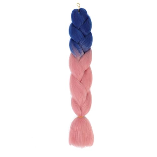 Ombre Kanekalon Braiding Hair Ombre Jumbo Extensions 24 Zoll Jumbo Braid Synthetic Flechten Afro Flechten Haarverlängerungen Twist Jumbo Box Zöpfe Kunsthaar Frauen 3Pack von XCHANJUN