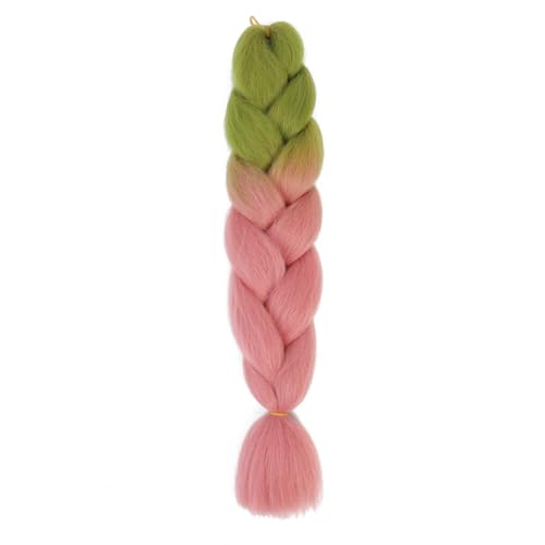 Ombre Kanekalon Braiding Hair Ombre Jumbo Extensions 24 Zoll Jumbo Braid Synthetic Flechten Afro Flechten Haarverlängerungen Twist Jumbo Box Zöpfe Kunsthaar Frauen 3Pack von XCHANJUN
