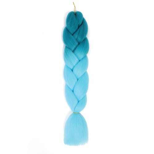 Ombre Kanekalon Braiding Hair Ombre Jumbo Extensions 24 Zoll Jumbo Braid Synthetic Flechten Afro Flechten Haarverlängerungen Twist Jumbo Box Zöpfe Kunsthaar Frauen 3Pack von XCHANJUN