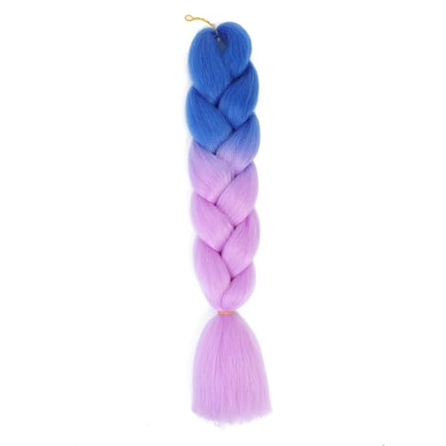 Ombre Kanekalon Braiding Hair Ombre Jumbo Extensions 24 Zoll Jumbo Braid Synthetic Flechten Afro Flechten Haarverlängerungen Twist Jumbo Box Zöpfe Kunsthaar Frauen 3Pack von XCHANJUN