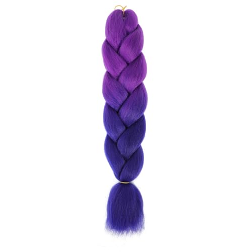Ombre Kanekalon Braiding Hair Ombre Jumbo Extensions 24 Zoll Jumbo Braid Synthetic Flechten Afro Flechten Haarverlängerungen Twist Jumbo Box Zöpfe Kunsthaar Frauen 3Pack von XCHANJUN