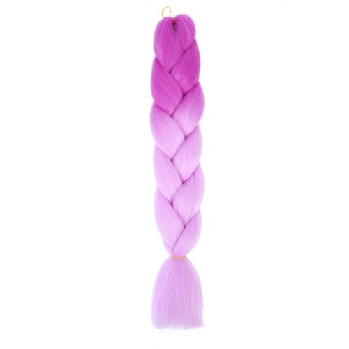 Ombre Kanekalon Braiding Hair Ombre Jumbo Extensions 24 Zoll Jumbo Braid Synthetic Flechten Afro Flechten Haarverlängerungen Twist Jumbo Box Zöpfe Kunsthaar Frauen 3Pack von XCHANJUN