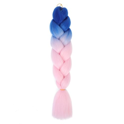 Ombre Kanekalon Braiding Hair Ombre Jumbo Extensions 24 Zoll Jumbo Braid Synthetic Flechten Afro Flechten Haarverlängerungen Twist Jumbo Box Zöpfe Kunsthaar Frauen 3Pack von XCHANJUN