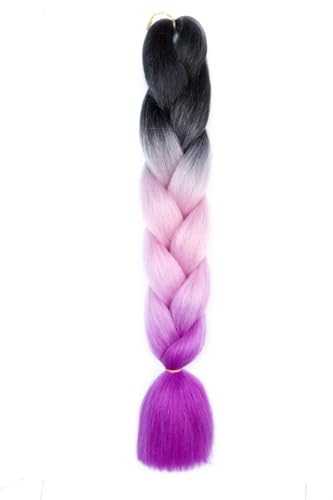 Ombre Kanekalon Braiding Hair Ombre Jumbo Extensions 24 Zoll Jumbo Braid Synthetic Flechten Afro Flechten Haarverlängerungen Twist Jumbo Box Zöpfe Kunsthaar Frauen 3Pack Ombre Kanekalon Braiding Hair Ombre Jumbo Extensions 24 Zoll Jumbo Braid Synthetic Flechten Afro Flechten Haarverlängerungen Twist Jumbo Box Zöpfe Kunsthaar Frauen 3Pack von XCHANJUN