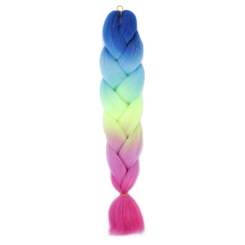 Ombre Kanekalon Braiding Hair Ombre Jumbo Extensions 24 Zoll Jumbo Braid Synthetic Flechten Afro Flechten Haarverlängerungen Twist Jumbo Box Zöpfe Kunsthaar Frauen 3Pack von XCHANJUN