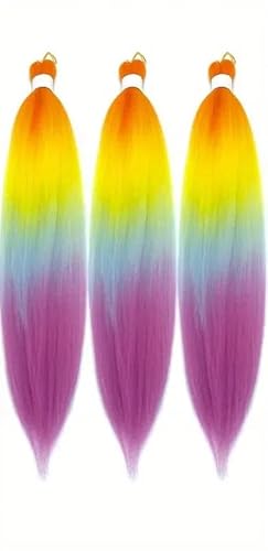 Ombre Kanekalon Braiding Hair Ombre Jumbo Extensions Jumbo Braid Synthetic Flechten Afro Flechten Haarverlängerungen Twist Jumbo Box Zöpfe Kunsthaar Frauen 3Pack von XCHANJUN