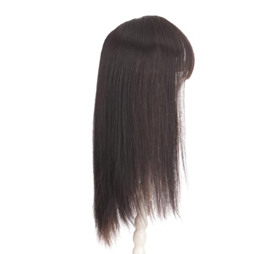 Perücke Stück Mode knallt Kurze Perücke Stück erhöhen Haar Volumen Abdeckung Grau Haar Frauen Haarpolster Echtes Haar Overhead Unsichtbar Abdecken Von Dünnem Graues Haar von XCHANJUN