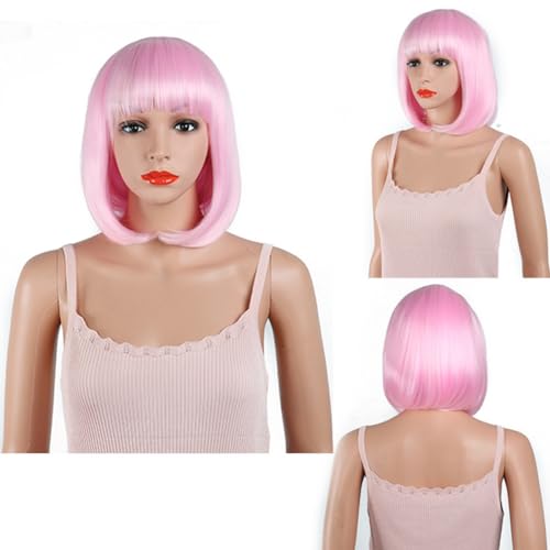 Perücken Kunsthaar Kurzer Bob Perücken Kurze glatte Haare Bob Perücke weiblich Spleißen vorne Spitze Kopfbedeckung Echthaar Virgin Echthaar keine Lace Front Perücken für Frauen bob it Perücken Kunsthaar Kurzer Bob Perücken Kurze glatte Haare Bob Perücke weiblich Spleißen vorne Spitze Kopfbedeckung Echthaar Virgin Echthaar keine Lace Front Perücken für Frauen bob it von XCHANJUN
