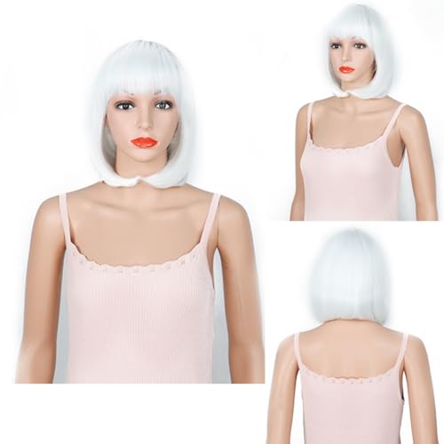 Perücken Kunsthaar Kurzer Bob Perücken Kurze glatte Haare Bob Perücke weiblich Spleißen vorne Spitze Kopfbedeckung Echthaar Virgin Echthaar keine Lace Front Perücken für Frauen bob it Perücken Kunsthaar Kurzer Bob Perücken Kurze glatte Haare Bob Perücke weiblich Spleißen vorne Spitze Kopfbedeckung Echthaar Virgin Echthaar keine Lace Front Perücken für Frauen bob it von XCHANJUN
