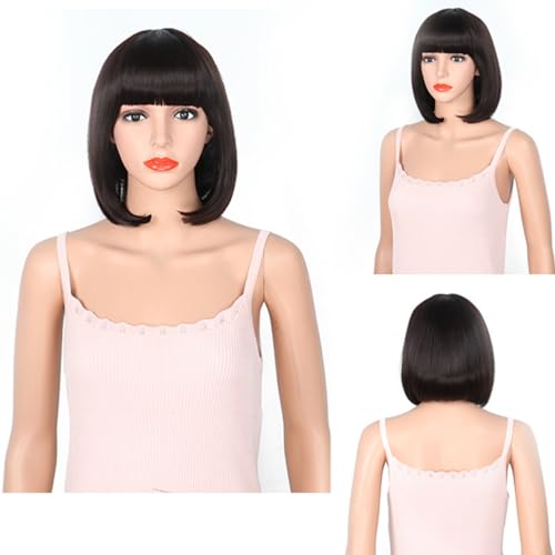 Perücken Kunsthaar Kurzer Bob Perücken Kurze glatte Haare Bob Perücke weiblich Spleißen vorne Spitze Kopfbedeckung Echthaar Virgin Echthaar keine Lace Front Perücken für Frauen bob it Perücken Kunsthaar Kurzer Bob Perücken Kurze glatte Haare Bob Perücke weiblich Spleißen vorne Spitze Kopfbedeckung Echthaar Virgin Echthaar keine Lace Front Perücken für Frauen bob it von XCHANJUN