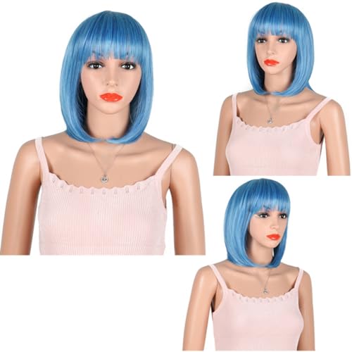 Perücken Kunsthaar Kurzer Bob Perücken Kurze glatte Haare Bob Perücke weiblich Spleißen vorne Spitze Kopfbedeckung Echthaar Virgin Echthaar keine Lace Front Perücken für Frauen bob it Perücken Kunsthaar Kurzer Bob Perücken Kurze glatte Haare Bob Perücke weiblich Spleißen vorne Spitze Kopfbedeckung Echthaar Virgin Echthaar keine Lace Front Perücken für Frauen bob it von XCHANJUN