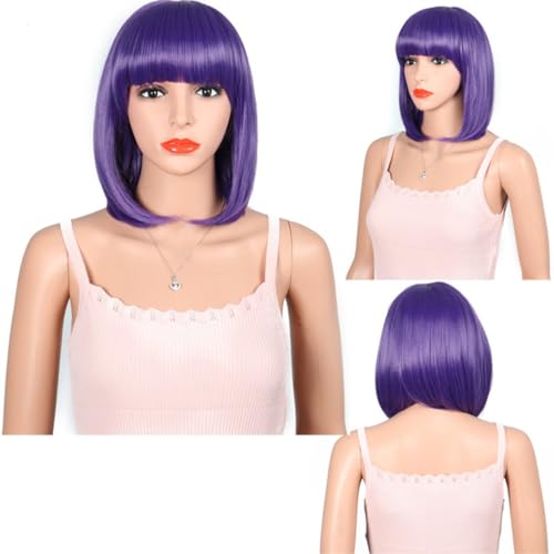 Perücken Kunsthaar Kurzer Bob Perücken Kurze glatte Haare Bob Perücke weiblich Spleißen vorne Spitze Kopfbedeckung Echthaar Virgin Echthaar keine Lace Front Perücken für Frauen bob it Perücken Kunsthaar Kurzer Bob Perücken Kurze glatte Haare Bob Perücke weiblich Spleißen vorne Spitze Kopfbedeckung Echthaar Virgin Echthaar keine Lace Front Perücken für Frauen bob it von XCHANJUN