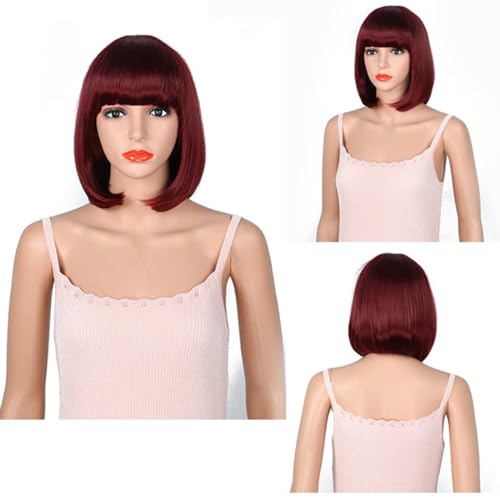 Perücken Kunsthaar Kurzer Bob Perücken Kurze glatte Haare Bob Perücke weiblich Spleißen vorne Spitze Kopfbedeckung Echthaar Virgin Echthaar keine Lace Front Perücken für Frauen bob it Perücken Kunsthaar Kurzer Bob Perücken Kurze glatte Haare Bob Perücke weiblich Spleißen vorne Spitze Kopfbedeckung Echthaar Virgin Echthaar keine Lace Front Perücken für Frauen bob it von XCHANJUN