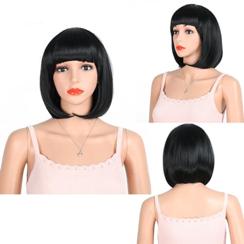 Perücken Kunsthaar Kurzer Bob Perücken Kurze glatte Haare Bob Perücke weiblich Spleißen vorne Spitze Kopfbedeckung Echthaar Virgin Echthaar keine Lace Front Perücken für Frauen bob it Perücken Kunsthaar Kurzer Bob Perücken Kurze glatte Haare Bob Perücke weiblich Spleißen vorne Spitze Kopfbedeckung Echthaar Virgin Echthaar keine Lace Front Perücken für Frauen bob it von XCHANJUN