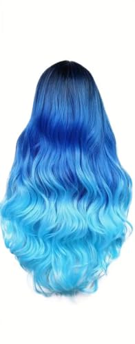 Perücken Kunsthaar Perücke weiblich Medium Perücke Frauen lila Gradient lange lockiges Haar hohe Temperatur Seide Farbverlauf große Welle Kopfbedeckung Perücken Kunsthaar Perücke weiblich Medium Perücke Frauen lila Gradient lange lockiges Haar hohe Temperatur Seide Farbverlauf große Welle Kopfbedeckung von XCHANJUN