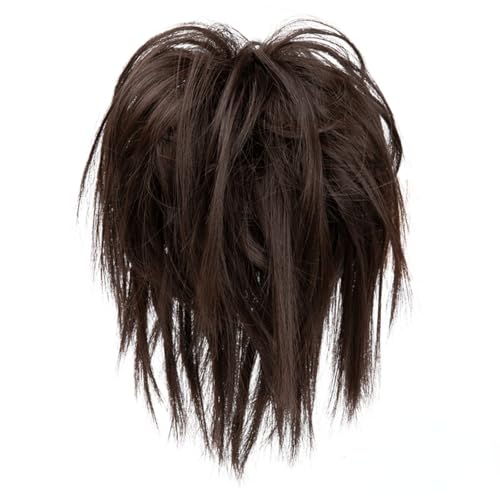 Synthetisches unordentliches Brötchen Kunsthaar lockiges Donut Scrunchie Chignon Hochsteckfrisur Haarteile Bänder Bündel Schwanz elastisches blondes Haar für Frauen von XCHANJUN