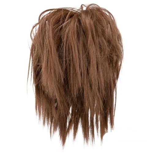 Synthetisches unordentliches Brötchen Kunsthaar lockiges Donut Scrunchie Chignon Hochsteckfrisur Haarteile Bänder Bündel Schwanz elastisches blondes Haar für Frauen von XCHANJUN