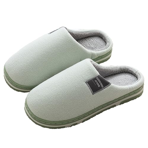 XCMXBM Closed Toe Slippers Arch Support Slippers Non Slip Home Shoes Orthopedic Fluffy Wide Fit cosy winter Slippers for Women (Blaugrün, Erwachsene, Damen, 37, Numerisch, EU Schuhgrößensystem, M) von XCMXBM