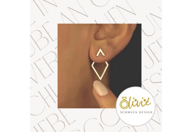 XCOAST Ohrstecker-Set XCOAST Ohrstecker Damen Cut-Out Edelstahl Gold (2-tlg) von XCOAST