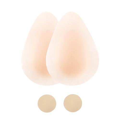XCSJ Silikon Klebe BH Push up, Invisible Bra, Klebe-BHS Selbstklebender, Unsichtbar,Wiederverwendbare Klebe BH Trägerloser für Abendkleid, Brautkleid, Rückenfreie,Badeanzug (A/B Cup) von XCSJ