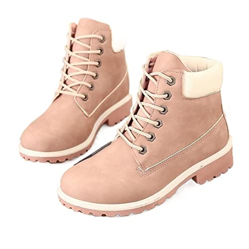 XCVFBVG Damenstiefel Winter Women Boots Snow Boots Woman Shoes Plus Size Ankle Riding Motorcycle Boots Ladies Casual Shoes(Size:41) von XCVFBVG