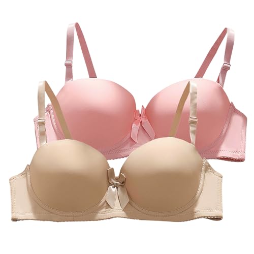XCXC 2er/3er-Pack Damen BH ohne Bügel Frauen Bequemer Push-Up Bügelloser Klassische BHS mit Verstellbaren Trägern Perfekte Passform Bra Set für Alltag und Freizeit XCXC 2er/3er-Pack Damen BH ohne Bügel Frauen Bequemer Push-Up Bügelloser Klassische BHS mit Verstellbaren Trägern Perfekte Passform Bra Set für Alltag und Freizeit von XCXC