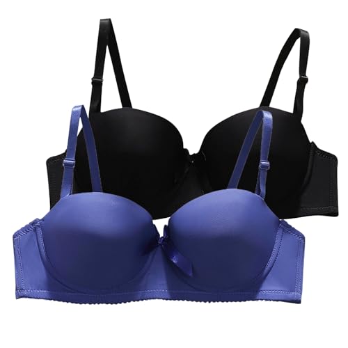 XCXC 2er/3er-Pack Damen BH ohne Bügel Frauen Bequemer Push-Up Bügelloser Klassische BHS mit Verstellbaren Trägern Perfekte Passform Bra Set für Alltag und Freizeit XCXC 2er/3er-Pack Damen BH ohne Bügel Frauen Bequemer Push-Up Bügelloser Klassische BHS mit Verstellbaren Trägern Perfekte Passform Bra Set für Alltag und Freizeit von XCXC