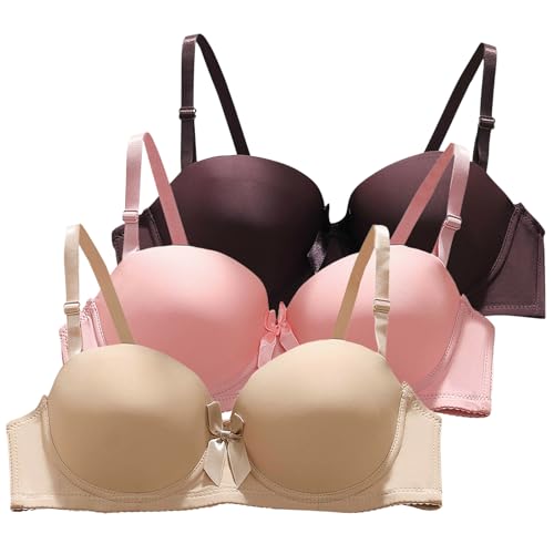 XCXC 2er/3er-Pack Damen BH ohne Bügel Frauen Bequemer Push-Up Bügelloser Klassische BHS mit Verstellbaren Trägern Perfekte Passform Bra Set für Alltag und Freizeit XCXC 2er/3er-Pack Damen BH ohne Bügel Frauen Bequemer Push-Up Bügelloser Klassische BHS mit Verstellbaren Trägern Perfekte Passform Bra Set für Alltag und Freizeit von XCXC