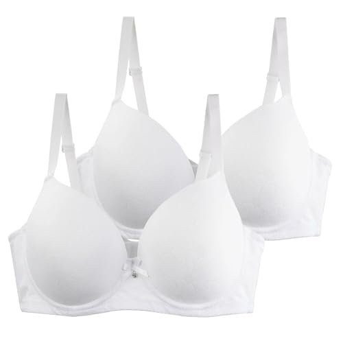 XCXC 2/3er-Pack Damen BHS mit Bügel Frauen Große Größen Push-Up Leicht Perfekte Passform Klassische-BH mit Verstellbaren Trägern, Anti-Sagging BH Set für Alltag und Freizeit XCXC 2/3er-Pack Damen BHS mit Bügel Frauen Große Größen Push-Up Leicht Perfekte Passform Klassische-BH mit Verstellbaren Trägern, Anti-Sagging BH Set für Alltag und Freizeit von XCXC