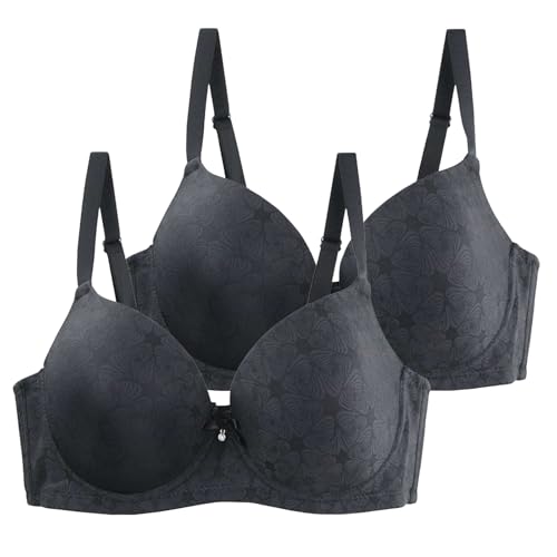 XCXC 3er-Pack Damen BHS mit Bügel Frauen Große Größen Push-Up Leicht Perfekte Passform Klassische-BH mit Verstellbaren Trägern, Anti-Sagging BH Set für Alltag und Freizeit XCXC 3er-Pack Damen BHS mit Bügel Frauen Große Größen Push-Up Leicht Perfekte Passform Klassische-BH mit Verstellbaren Trägern, Anti-Sagging BH Set für Alltag und Freizeit von XCXC