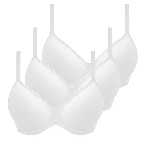 XCXC 3er-Pack Damen BHS mit Bügel Push-Up Soft BH Frauen Bequemer Bügelloser Klassische-BH mit Verstellbaren Trägern Perfekte Passform Bra Set für Alltag und Freizeit von XCXC