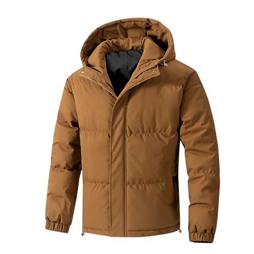 XCXC Winterjacke Herren Einfarbiges Jacke mit Kapuze Männer Pufferjacke Steppjacke mit Reißverschluss Down Coat Winddicht Windbreaker Outdoorjacke Warme Jacke Mantel Herbstjacke Wintermantel XCXC Winterjacke Herren Einfarbiges Jacke mit Kapuze Männer Pufferjacke Steppjacke mit Reißverschluss Down Coat Winddicht Windbreaker Outdoorjacke Warme Jacke Mantel Herbstjacke Wintermantel von XCXC