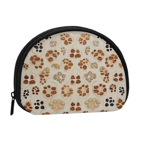 Bone and Print Minis Storage Bag Shell Wallet Small Coin Purse with Minis with Zipper Change Purse for Coin Keys You Can Also Store Any Small Objects You Want, Schwarz , Einheitsgröße, Münztasche von XDCYWBZDBC