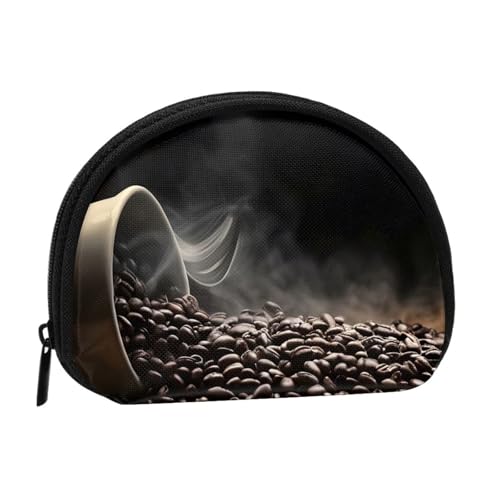 Coffee Beans Minis Aufbewahrungstasche Shell Wallet Kleine Münzbörse mit Minis mit Reißverschluss Kleingeldbörse für Münzschlüssel Sie können auch alle kleinen Gegenstände aufbewahren, die Sie wollen, von XDCYWBZDBC