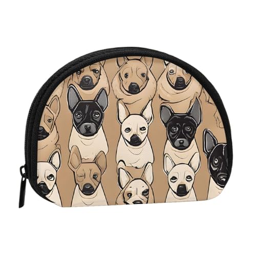 Labrador Retriever Dogs Minis Aufbewahrungstasche Shell Wallet Kleine Münzbörse mit Minis mit Reißverschluss Kleingeld Geldbörse für Münzen Schlüssel Sie können auch alle kleinen Gegenstände von XDCYWBZDBC