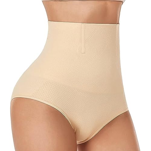 XDSP Damen Figurenformend Miederslip, Hohe Taille Slips, Shapewear Figurformender Slip Figurenformend Miederpants Bauch Weg Stark Formend Slip von XDSP