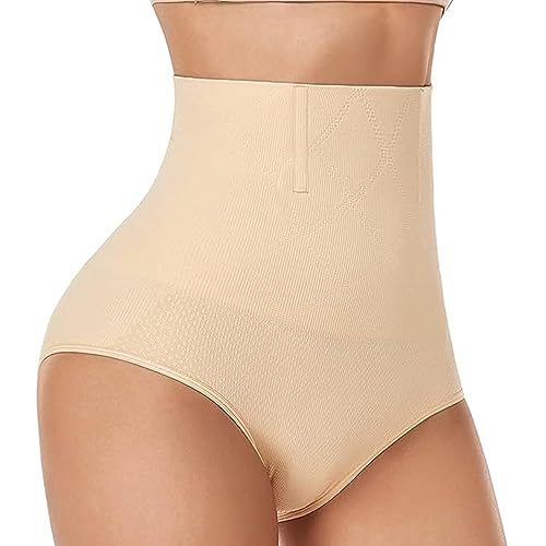 XDSP Damen Figurenformend Miederslip, Hohe Taille Slips, Shapewear Figurformender Slip Figurenformend Miederpants Bauch Weg Stark Formend Slip von XDSP