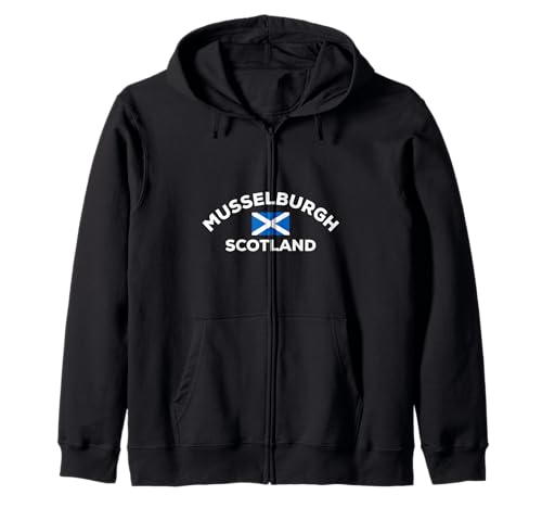 Musselburgh Schottland Schottische Flagge Stadt Kapuzenjacke Musselburgh Schottland Schottische Flagge Stadt Kapuzenjacke von XDYGWBLWJHBSY Creations Co