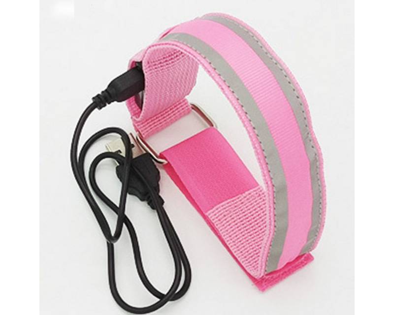 XDeer Armband Led Armband Aufladbar Leuchtarmband Reflective Band USB, Led Armbänder für Joggen Laufen Sport von XDeer