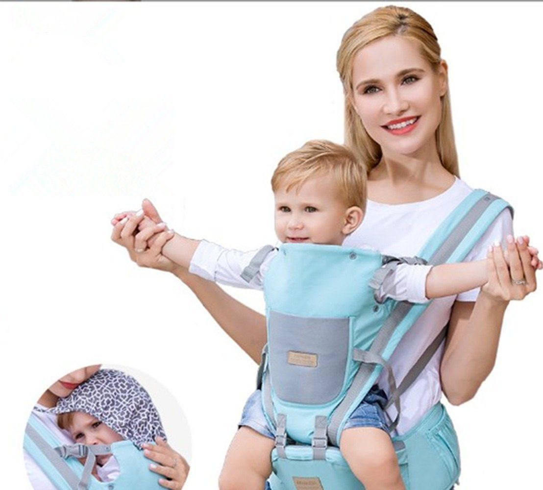 XDeer Bauchtrage Babytrage,3-in-1 Bauchtrage mit 6 Tragepositionen, Babys & Kleinkinder Hüftsitz Baby,Ergonomische Baby Trage von XDeer