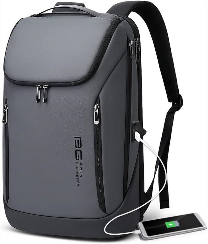 XDeer Businesstasche Business-Smart-Rucksack,Reiserucksack,Laptop-Rucksack, (15,6 Zoll) mit USB-Ladeanschluss,wasserdicht,langlebig von XDeer