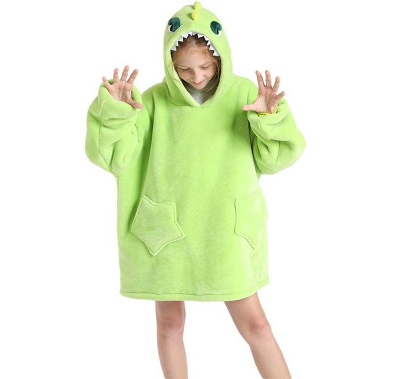 XDeer Kapuzenpullover Kinder Blanket,Hoodie Kinder Unisex Übergroße Kapuzenpullover Blanket Hoodie Sweatshirt Weich Warm TV-Decke von XDeer