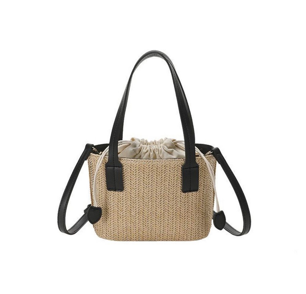 XDeer Korbtasche Korbtasche Strohtasche Damen,Schultertasche,Eimertasche Strandtasche, Sommer,Crossbody Tasche Top Griff Tasche Schultertasche Handtasche von XDeer