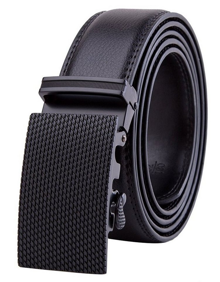 XDeer Ledergürtel Herren Gürtel Automatik Schnalle Echtes Leder Herrengürtel Ratchet Jeansgürtel verschiedene Sorte,verschidene Größe von XDeer