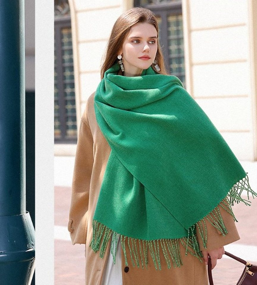 XDeer Modeschal Damen Schal,kuschelweich,Winter Schal Poncho Qualität,Neuer Stil, Damen Halstuch Geschenk für Frauen in verschiedenen Farben von XDeer