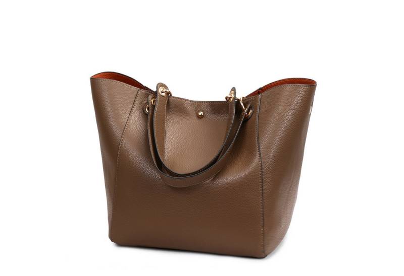 XDeer Schultertasche Damen-Shopper Tote Große Kunstleder-Handtasche, Wasserschutz & Ledergriff - Perfektes Geschenk für Frauen von XDeer