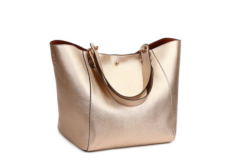 XDeer Schultertasche Damen-Shopper Tote Große Kunstleder-Handtasche, Wasserschutz & Ledergriff - Perfektes Geschenk für Frauen von XDeer